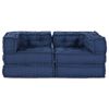vidaXL Modulaarinen sohva 2 pcs Indigo 140 x 70 x 56 cm kangas