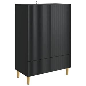 vidaXL Sivup&ouml;yt&auml; laatikon kanssa Musta 66 x 34,5 x 95 cm Tekninen puu