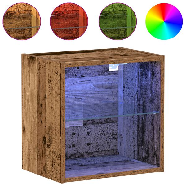 vidaXL Kelluva hylly 2 pcs Ruskea 40 x 28,5 x 40 cm Tekninen puu