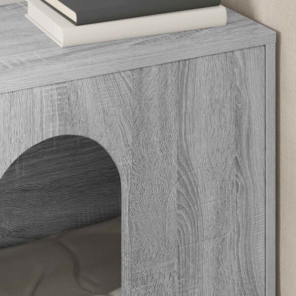 vidaXL Kissatalo Harmaa Sonoma 51 x 30 x 52 cm Tekninen puu
