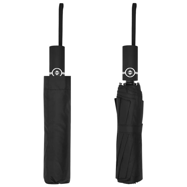 vidaXL Automaattisesti taittuva sateenvarjo musta 104 cm