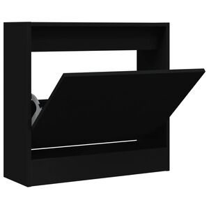 vidaXL Kenk&auml;kaappi musta 60x21x57 cm tekninen puu