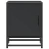 vidaXL Yöpöydät 2 kpl musta 40x31x50 cm tekninen puu ja metalli