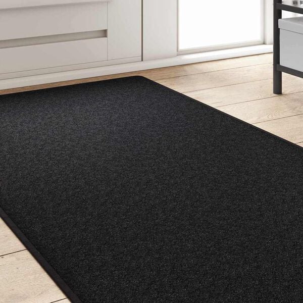 vidaXL Mattohallinta Antrasiitti 80 x 500 cm 100% polypropeeni
