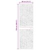 vidaXL Alue matot Suorakaide HUARTE Kerma 750 x 80 cm Polyesteri