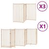 vidaXL Koiraportti kokoontaittuva 15 paneelia 750 cm poppelipuu