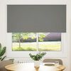 vidaXL Rullaverho Blackout harmaa 160x150 cm Kankaan leveys 156,6 cm
