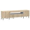 vidaXL LED TV-kaappi HAARLEM 153 x 35 x 43 cm Sonoma-tammi