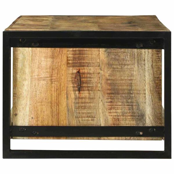 vidaXL Sohvap&ouml;yt&auml; Ruskea 120 x 50 x 38 cm Kiinte&auml; mango puu