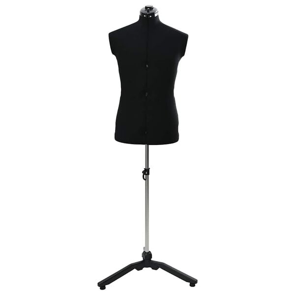 vidaXL Säädettävä mekko muoto naiselle Musta 37.5-45.5 tuumaa kangas