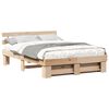 vidaXL S&auml;ngyn runko p&auml;&auml;tyll&auml; Ruskea 5FT King Size Massiivinen m&auml;nty