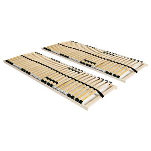 vidaXL S&auml;ngyn s&auml;lepohjat 2 kpl 28 s&auml;leell&auml; 7 vy&ouml;hykett&auml; 70x200 cm