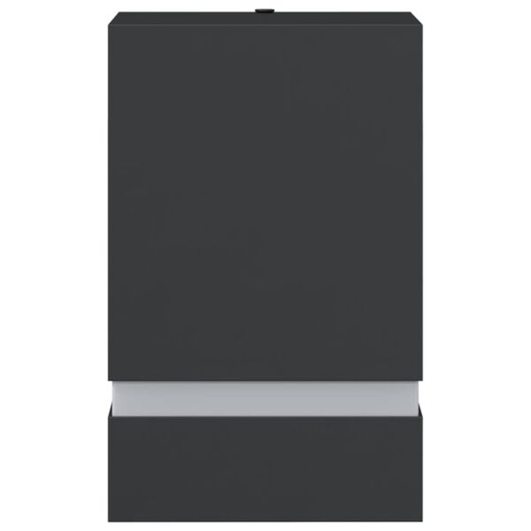 vidaXL Ulkosein&auml;valot 2 kpl musta ruostumaton ter&auml;s