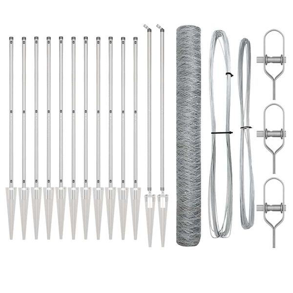 vidaXL Aitalatu Hopea 25 x 1,4 m (36 mm verkko) Ter&auml;s