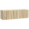vidaXL Sein&auml;lle asennettava TV-kaappi 98 x 31 x 30 cm Sonoma-tammi