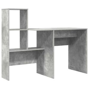 vidaXL P&ouml;yt&auml; Betoni Harmaa Tekninen puu 131,5 x 50 x 106,5 cm