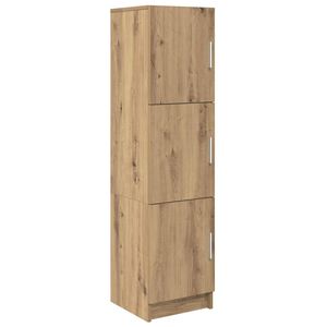 vidaXL Korkea kaappi Artisan tammi 31.5 x 32 x 122.5 cm