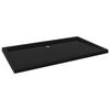 vidaXL Suihkualusta suorakaide ABS musta 70x120 cm