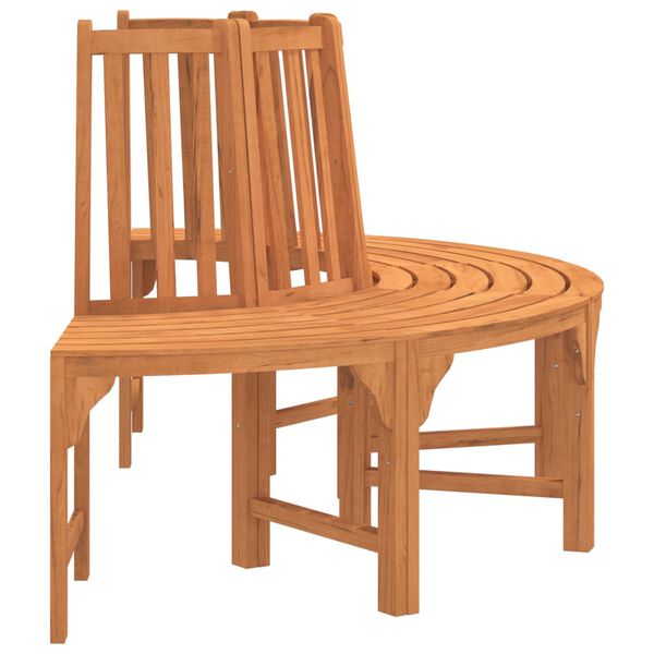 vidaXL Puolipy&ouml;re&auml; puunymp&auml;ryspenkki &Oslash; 208 cm t&auml;ysi eukalyptuspuu