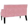 vidaXL Chesterfield Penkki Pinkki 112 x 65.5 x 75 cm Sametti