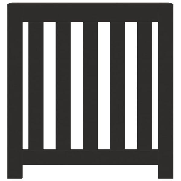 vidaXL L&auml;mp&ouml;patterin suoja musta 78x20x82 cm tekninen puu