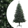 vidaXL Salkomallinen tekoinen joulukuusi 150 cm PVC ja metalli