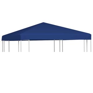 vidaXL Huvimajan katto 310 g / m&sup2; 3x3 m sininen
