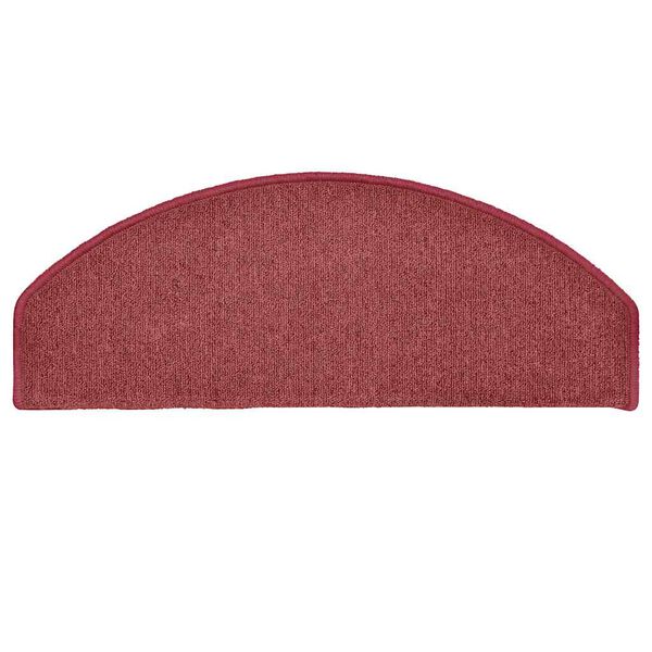 vidaXL Porrasmatot 30 kpl 65x24x4 cm viininpunainen puolipy&ouml;re&auml; suuri