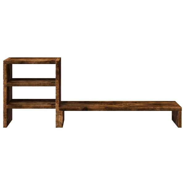 vidaXL N&auml;ytt&ouml;teline p&ouml;yd&auml;n j&auml;rjest&auml;j&auml;ll&auml; savutammi tekninen puu