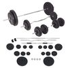 vidaXL K&auml;si- ja levypainosarja 90 kg