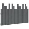 vidaXL S&auml;ngynp&auml;&auml;ty sein&auml;lle harmaa 127,5x3x80 cm t&auml;ysi m&auml;nty