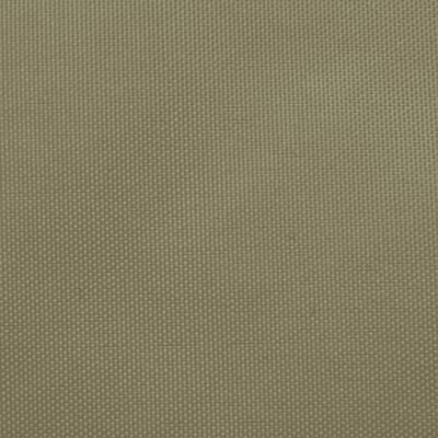 vidaXL Aurinkopurje Oxford-kangas puolisuunnikas 4/5x4 m beige