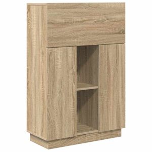 vidaXL P&ouml;yt&auml; Sonoman tammi 71.5 x 31.5 x 106.5 cm Tekninen puu