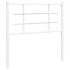 vidaXL Metallinen vaihtop&auml;&auml;ty valkoinen 100 cm