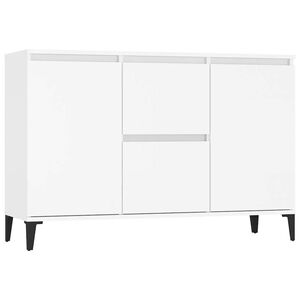vidaXL Senkki valkoinen 102x35x70 cm tekninen puu