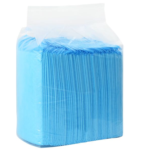 vidaXL Lemmikkikoulutuspadi 100 pcs Sininen ja valkoinen 120 x 80 cm
