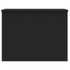 vidaXL Säilytyslaatikko musta 60x42x46 cm tekninen puu