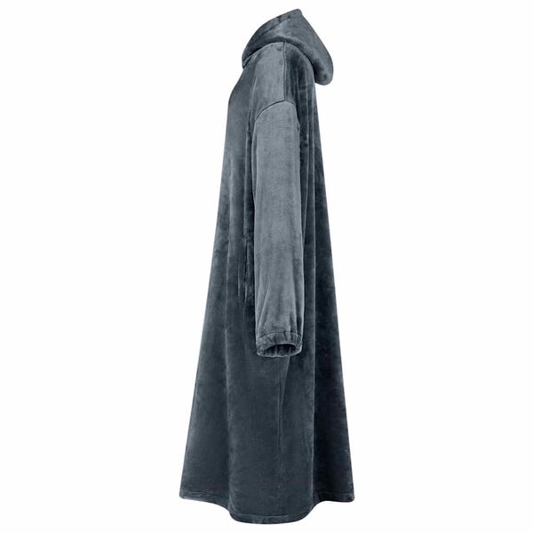 vidaXL Viltti-huppari Laivastonsininen m Flanelli