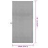 vidaXL Urheilupyyhkeet 2 pcs Tummanharmaa 140 x 70 cm