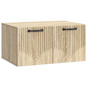 vidaXL Sein&auml;lle asennettava TV-kaappi Sonoma-tammi 59,5 x 41 x 30 cm