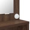 vidaXL Makuuhuoneen meikkip&ouml;yd&auml;t Ruskea tammi 80 x 39,6 x 135 cm