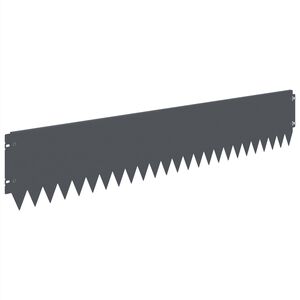 vidaXL Nurmireunus 20 kpl 103 x 20 cm Ter&auml;s Antrasiitti