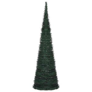 vidaXL Joulukuusi Vihre&auml; 150 x 150 cm Polyvinyylikloridi