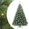 vidaXL Tekojoulukuusi 300 LED-valoilla Vihre&auml; 240 cm PE ja PVC