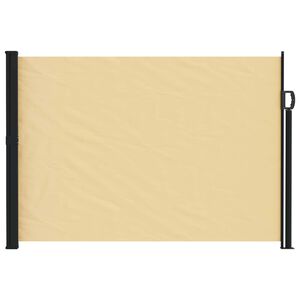 vidaXL K&auml;yt&auml;v&auml;verho 600 x 140 cm Polyesteri Suorakaide Hiekka