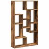 vidaXL Kirjahylly vanha puu 72x20x120,5 cm tekninen puu