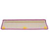 vidaXL Portaiden matot 15 kpl 65x21x4 cm violetti suorakaiteen muotoinen reuna