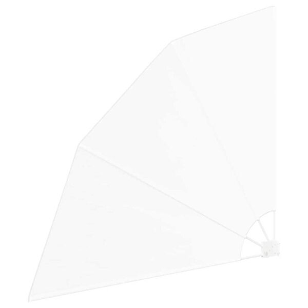 vidaXL Parvekkeen yksityisyyden suoja Valkoinen 160 x 160 cm