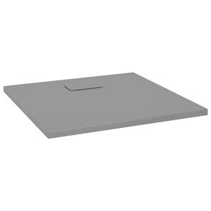 vidaXL Suihkualusta SMC harmaa 80x80 cm