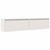 vidaXL Sein&auml;kaapit 2 kpl valkoinen 80x30x35 cm t&auml;ysi m&auml;nty